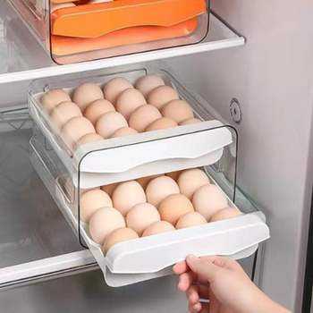 2층 625EYX41 서랍형 계란 케이스 달걀 트레이 정리함 보관함