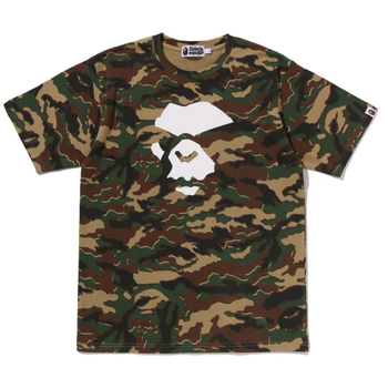 [해외] 베이프 반팔티 GLITCH WOODLAND CAMO MAD FACE TEE 1M30-109-302