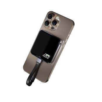 [해외] AGI 외장 SSD 2TB 블랙 MagSafe 호환 휴대용 SSD EDM38 블랙