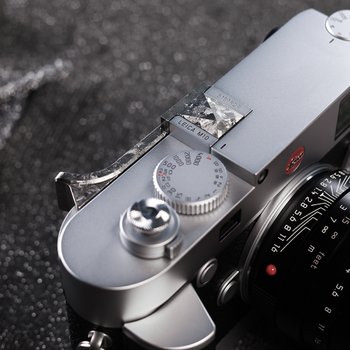 [AKuser] 카메라 엄지그립 Leica M10, M11 Thumb Grip Crystal Titanium Silver (32075)