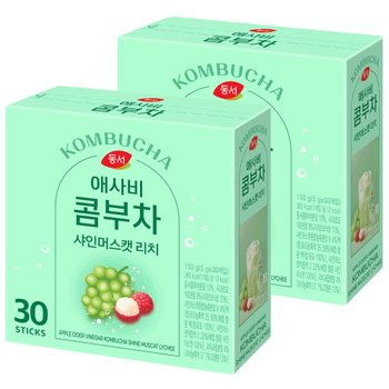 동서 애사비 콤부차 샤인머스캣 리치 30T X 2개