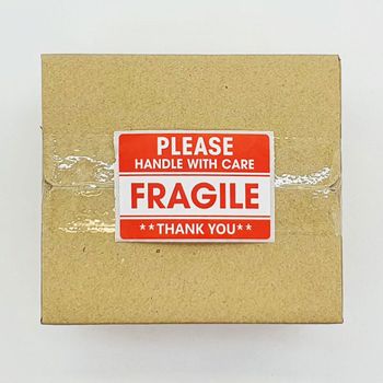FRAGILE스티커 해외배송 택배 취급주의 스티커 500매