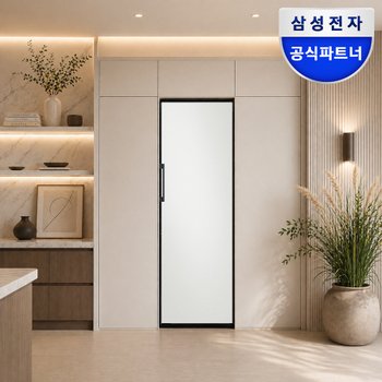 삼성전자 비스포크 1도어 냉장고 380리터 키친핏 1등급 AI절약 RR70H39G10