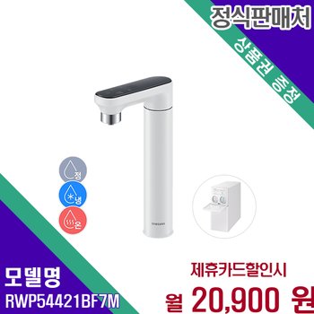 삼성 비스포크 냉온정수기 직수형 빌트인 RWP54421BF7M 60개월 33900