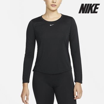 나이키 긴팔티/ DD0642-010/ 우먼스 원 스탠다드 핏 롱슬리브 트레이닝 탑