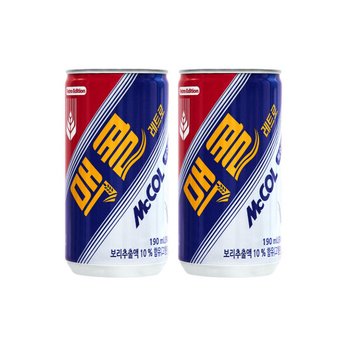 일화 <b>맥콜</b> 190ml 20개입 보리 탄산음료
