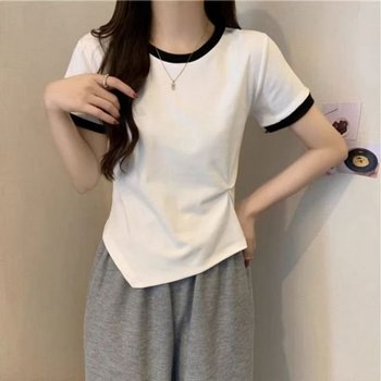 고품질 이지대각선 옆꼬임 숏슬리브 (WFK1XOI)