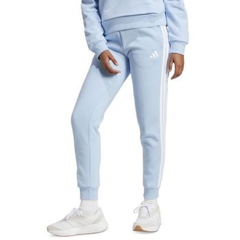 [해외] 아디다스 우먼 에센셜 Three 스트라이프 플리스 슬림 팬츠 - 글로우 블루 화이트 20219269 76390