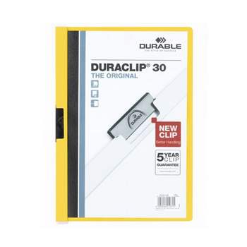 듀라클립화일 QS51NX74 2200 A4 30매수용 노랑색