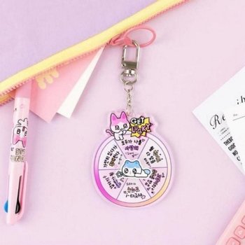 키링 골골즈 카카오 아크릴 룰렛키링 카카오프렌즈 아크릴키링 사진키링 자수키링