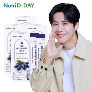 리얼 100% NFC 착즙 하스카프베리 스틱 x 4개 총40포