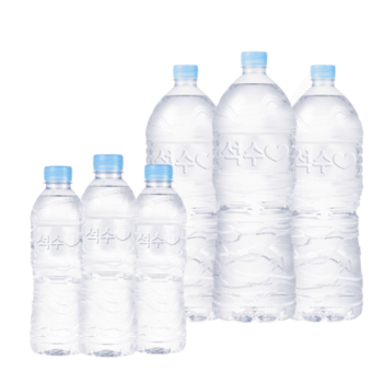하이트진로 생수 석수 무라벨 2L x 30병 + 500ml x 20병
