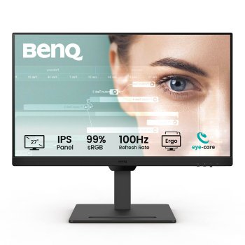 [해외] 벤큐 GW2790T 27인치 IPS FHD 100Hz 모니터 블랙 화이트