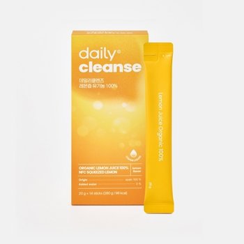 데일리클렌즈 유기농 레몬즙 100프로 20g x 14포