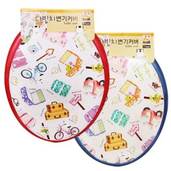 다비치 변기커버 위생변기시트 O자형 변기쿠션 1P 위생변기커버 변기시트 O형변기커버 O형변기시