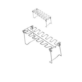 캠핑가서 닭다리 훈제할때 사용하는 치킨랙 X 2개입 닭다리고정 치킨고정 닭다리랙