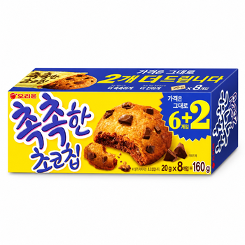 오리온 촉촉한 초코칩 160g