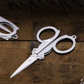 ksr 정밀 종이공예 가위KN030 접이식가위 미니가위 가정용가위 공예용가위 풀딩가위