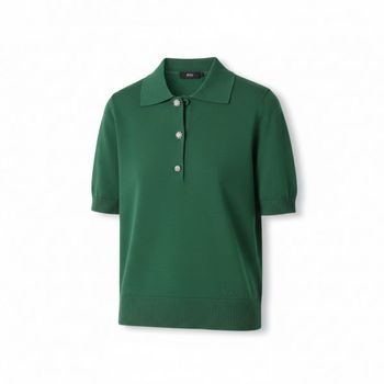 넘버투애니원 주얼 버튼 폴로 스웨터