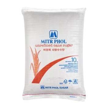캐인슈가 태국 비정제 사탕수수원당 천연 무정제 10kg