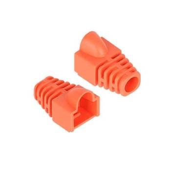 PLUG MASTER RJ 45 CAT.6 통부트 오렌지 100개 rj45 rj45커넥터 랜테스터기 랜툴세트 랜케이블