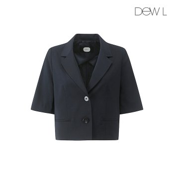 [듀엘] 싱글 숏 반팔 셋업 자켓 NY_L232PSF046