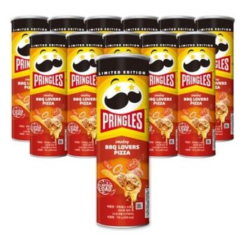 프링글스 과자 스모키 바비큐 피자맛 102g 12개
