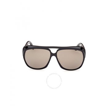 [해외] 톰포드 제이든 로비엑스 그레이 브라운 미러 파일럿 남성용 선글라스 FT1103 01L 61