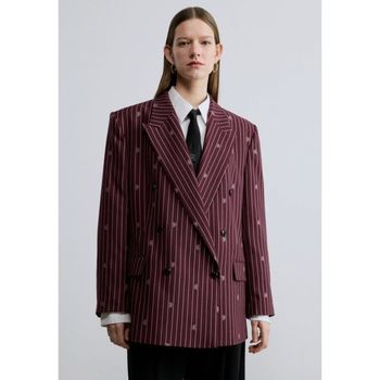 휴고보스 안테기 숏 코트 다크 레드 152005843