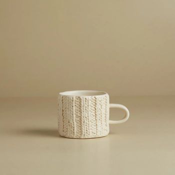 [무케] 고유포터리 knit mug 03 (14 color) 이보현 작가 니트머그 핸드메이드 도자기