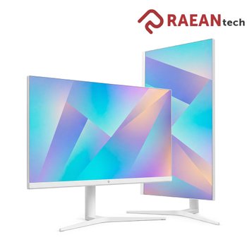 래안텍 EdgeArt Q3275K II 화이트 QHD 논글레어 3H 하드코팅 멀티스탠드 무결점 모니터