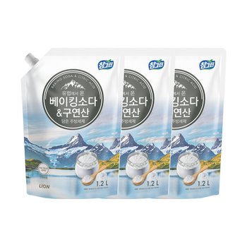 베이킹소다&구연산 주방세제 1.2L x 3개
