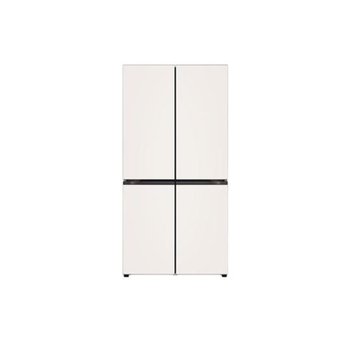 LG 디오스 오브제컬렉션 글라스 4도어 냉장고 H875GBB012 베이지베이지 870L