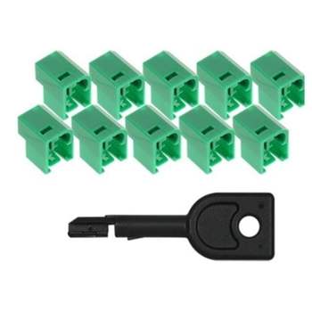 그린 케이블 RJ45 랜 세트 잠금장치 넷메이트 2001GK 보안 노트북 컴퓨터보안 보안장치 해킹