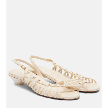 26 SS 끌로에 Estra 브레이디드 레더 슬링백 샌들 TP573945293