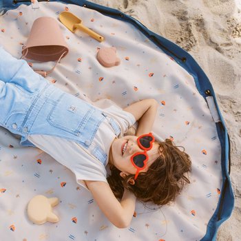 플레이앤고 플레이매트 토이백 아웃도어용 장난감정리함 놀이방매트 레고정리 수납함 보관함