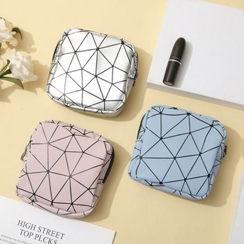 휴대용 화장 품 미니 파우치 생리대 보관 방수 가방-WFI3FSR