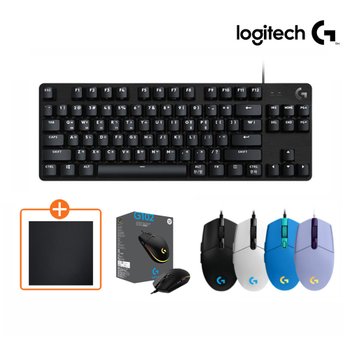 로지텍코리아 G413 TKL SE + 로지텍 G102 (정품 박스) + 마우스패드