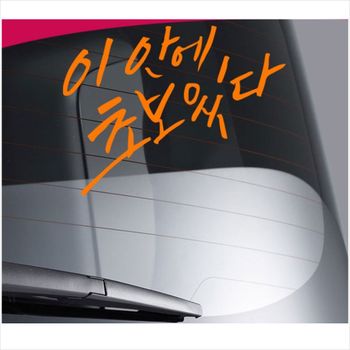 D24 SC01PC57 초보운전 차량용 데칼스티커 TKCH-14