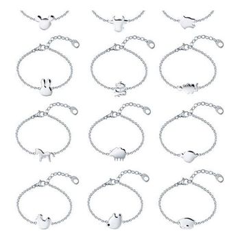 꼼에스타 유아동주얼리 12지신 실버미아방지팔찌