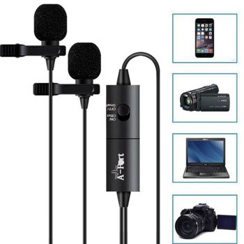 라이브 마이크로폰 듀얼 콘덴서 마이크 핀마이크 asmr마이크 ufo마이크 C타입마이크