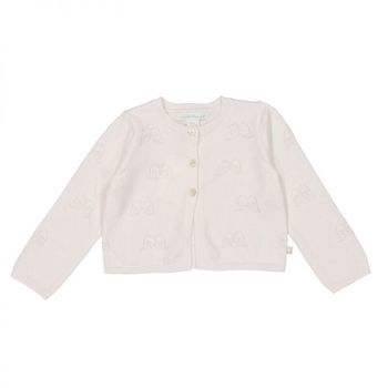 [해외] Marie Chantal 키즈 Infant Pointelle Angel 윙 Cardigan Size 12M NB5800G-WHT 1124012