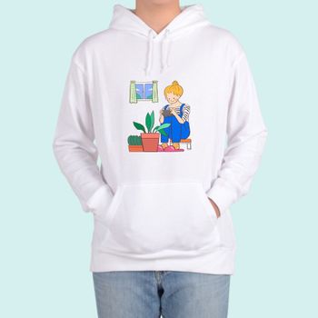 프린팅티셔츠 헤비후드티 전색상 집콕 언택트 홈가드닝 f 그림