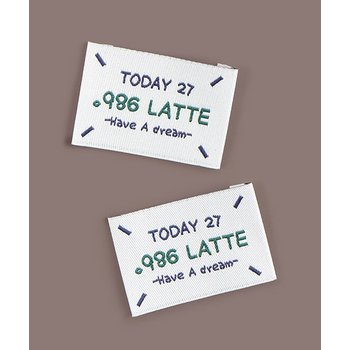 퀼트스타 라떼 986 LATTE 직조라벨_블루그린 (71364)
