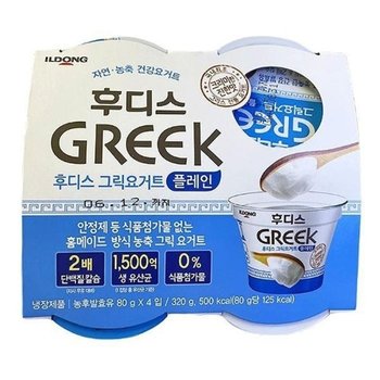 [일동] 후디스 그릭요거트 플레인 80g X 4개입 tx40518