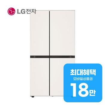 LG 디오스 AI 오브제컬렉션 매직스페이스 냉장고 832L S836GBB142 렌탈 60개월 월 66500원