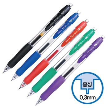 동아 파인테크 RT 0.3mm 12개 중성펜 MO 파인테크