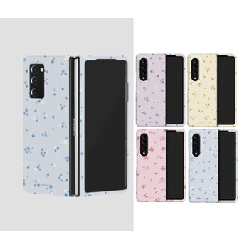 갤럭시 Z폴드 5 4 3 2 폴드 폴더블 핸드폰 케이스 정품 TRY 플라워 가든 하드케이스