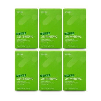데이즈온 그린 아세로라C 1.5g x 14포 X 6박스 I