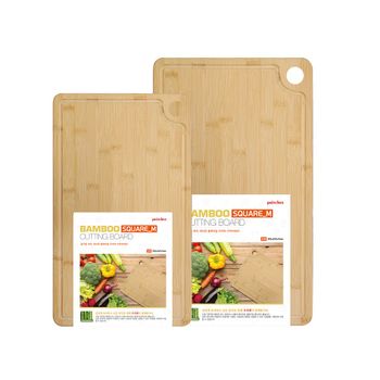 프리첸 대나무 사각 도마 중 나무도마 우드도마 대나무도마 캠핑도마 감성도파